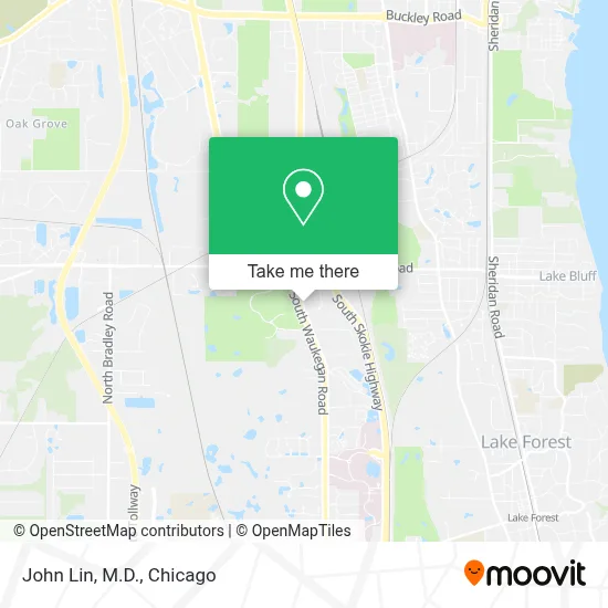 John Lin, M.D. map