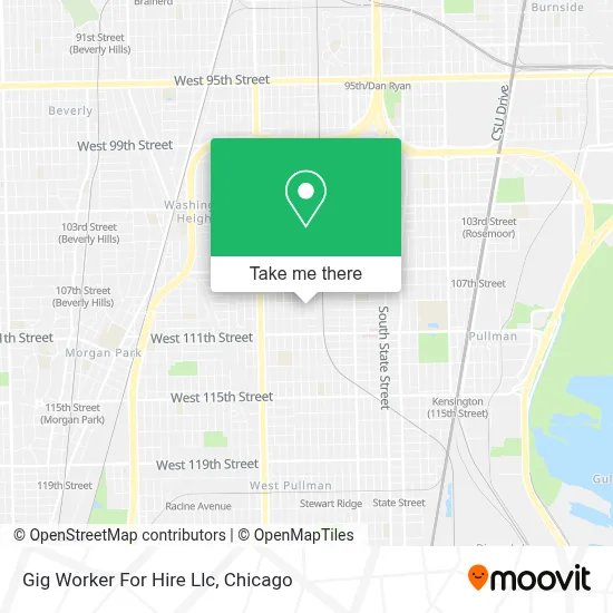 Gig Worker For Hire Llc map