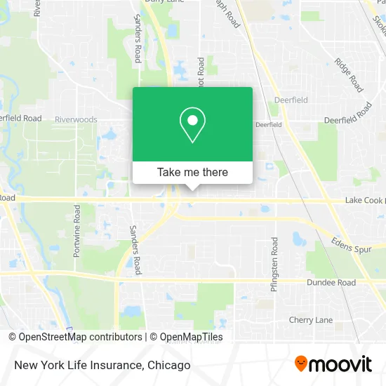 New York Life Insurance map