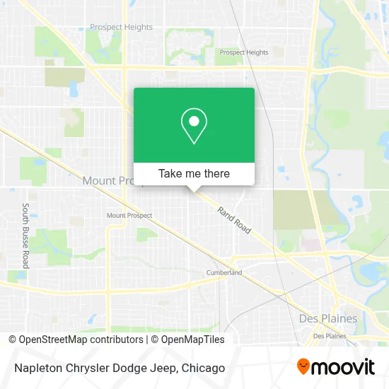 Napleton Chrysler Dodge Jeep map