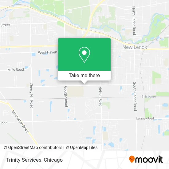 Trinity Services map