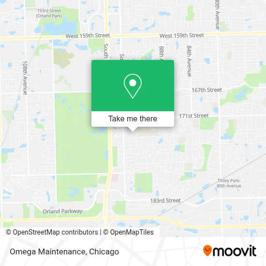 Omega Maintenance map