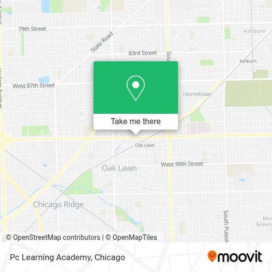 Pc Learning Academy map