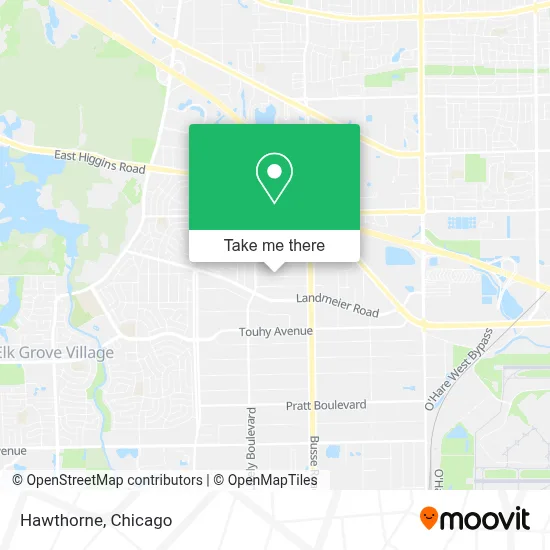 Hawthorne map