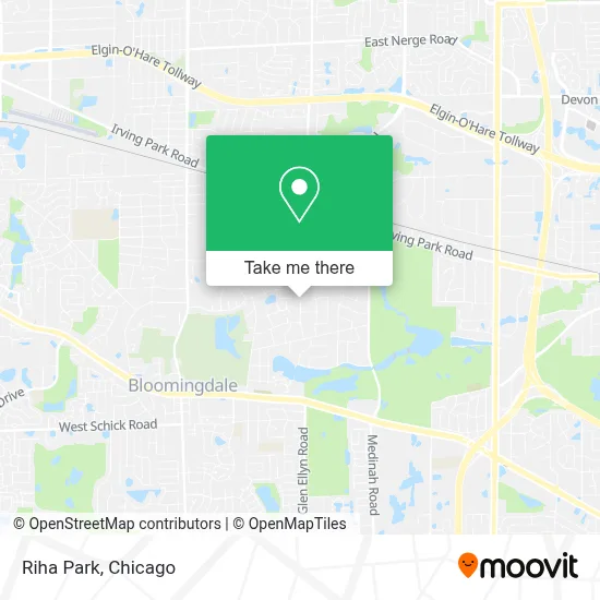 Riha Park map