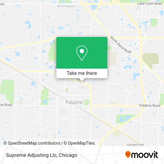 Supreme Adjusting Llc map