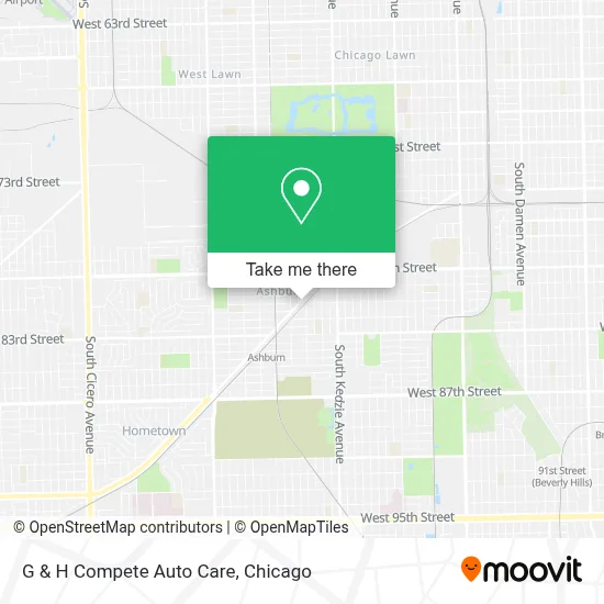 G & H Compete Auto Care map