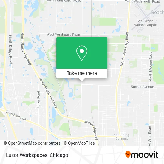 Luxor Workspaces map