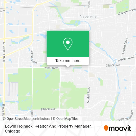 Edwin Hojnacki Realtor And Property Manager map