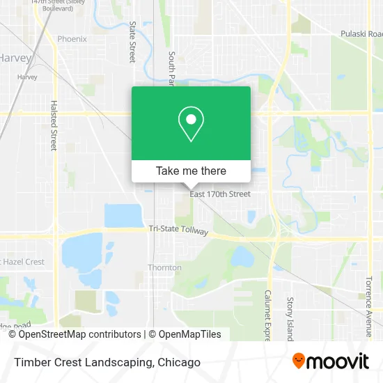 Timber Crest Landscaping map