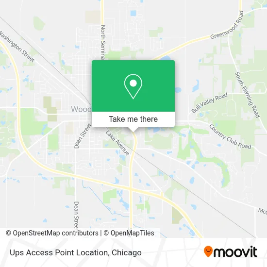 Ups Access Point Location map