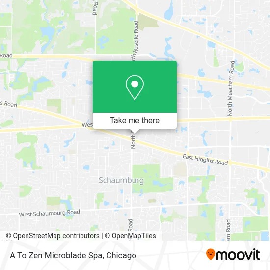 A To Zen Microblade Spa map