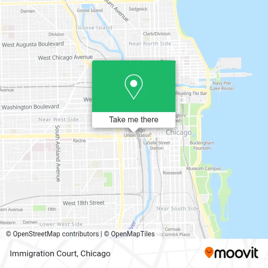 Immigration Court map