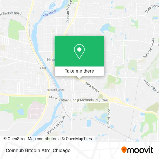 Coinhub Bitcoin Atm map