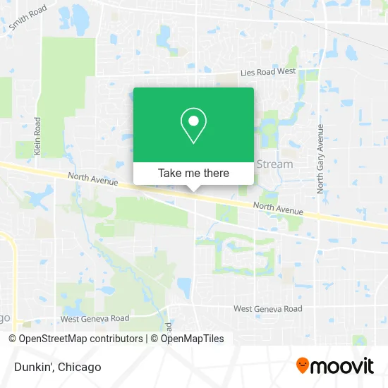 Dunkin' map