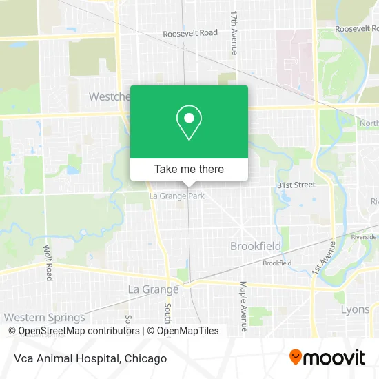 Vca Animal Hospital map