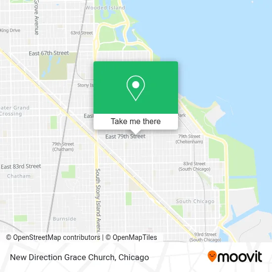 New Direction Grace Church map