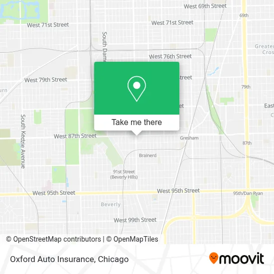 Oxford Auto Insurance map