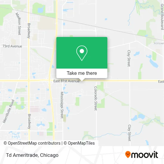 Td Ameritrade map