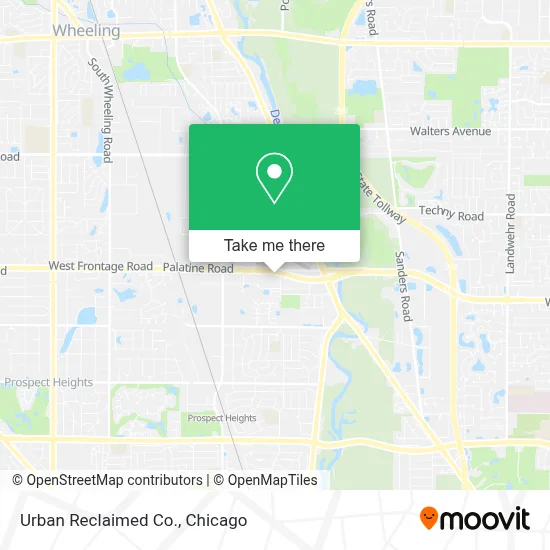 Urban Reclaimed Co. map