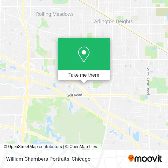 William Chambers Portraits map
