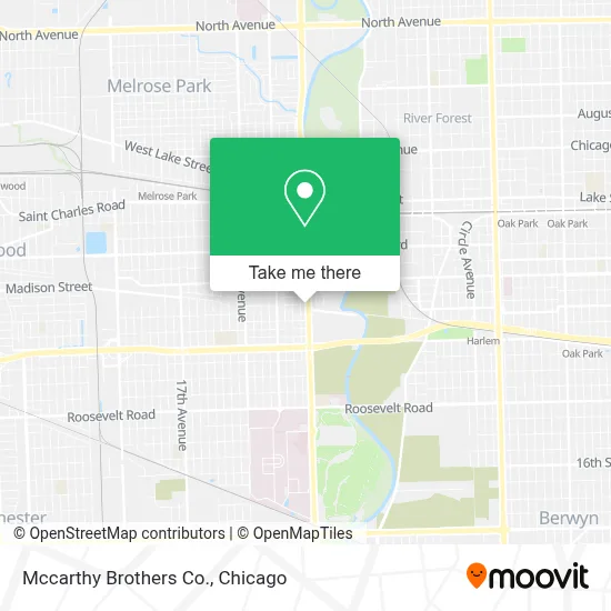 Mccarthy Brothers Co. map