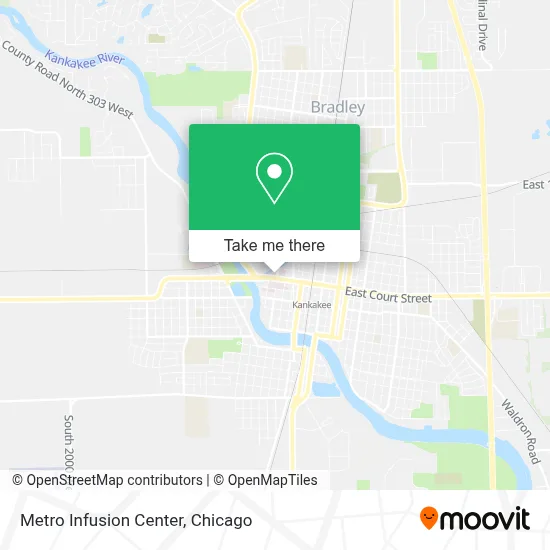 Metro Infusion Center map