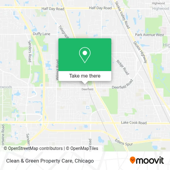 Clean & Green Property Care map