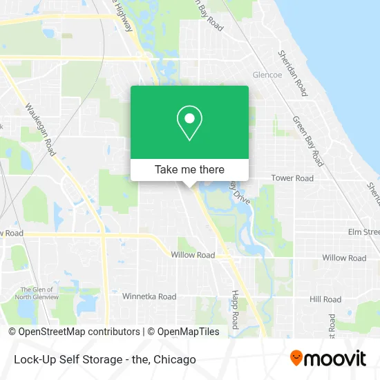 Lock-Up Self Storage - the map