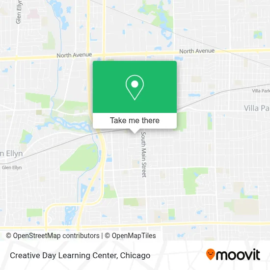 Creative Day Learning Center map