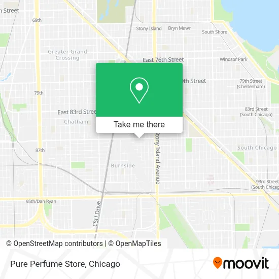 Pure Perfume Store map