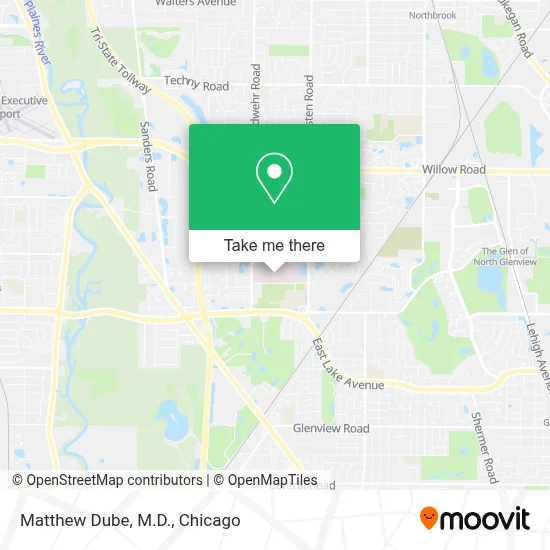 Matthew Dube, M.D. map