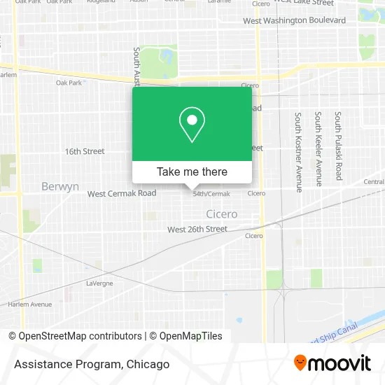 Assistance Program map