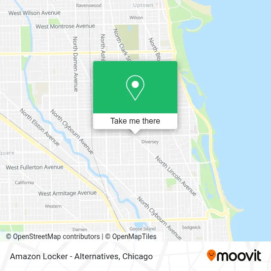Amazon Locker - Alternatives map