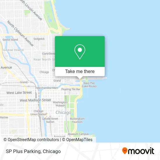SP Plus Parking map