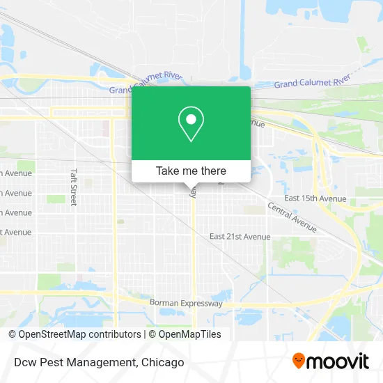 Dcw Pest Management map