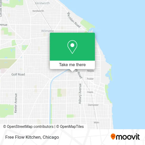 Free Flow Kitchen map