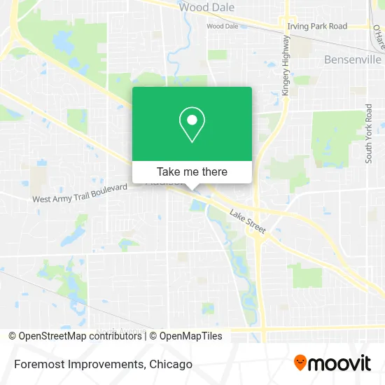 Foremost Improvements map
