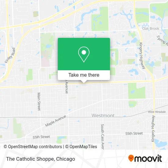 The Catholic Shoppe map