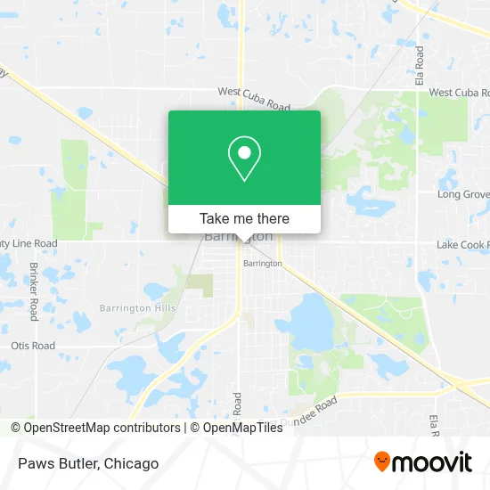 Paws Butler map