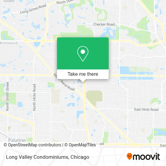 Long Valley Condominiums map