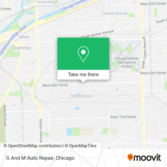 G And M Auto Repair map