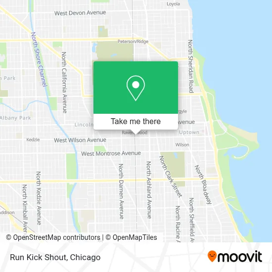 Run Kick Shout map