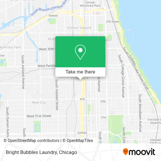 Bright Bubbles Laundry map