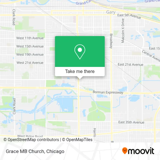 Grace MB Church map