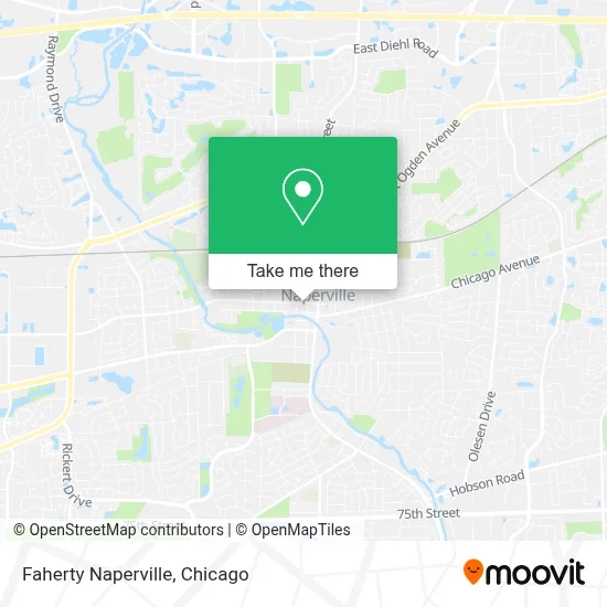 Faherty Naperville map