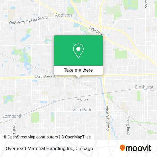 Overhead Material Handling Inc map