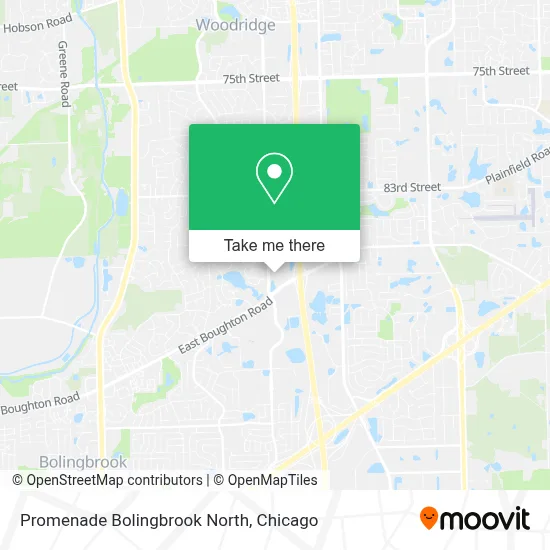 Promenade Bolingbrook North map