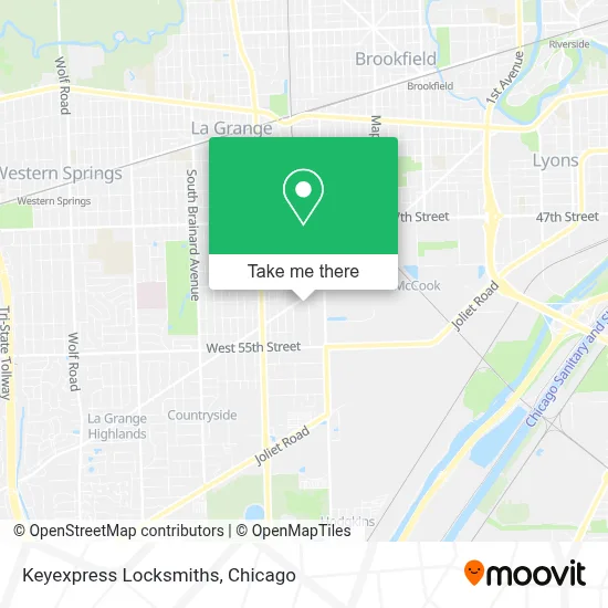 Keyexpress Locksmiths map