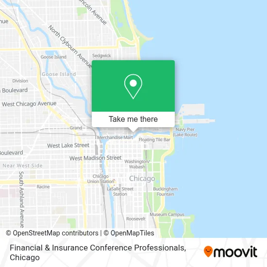 Financial & Insurance Conference Professionals map
